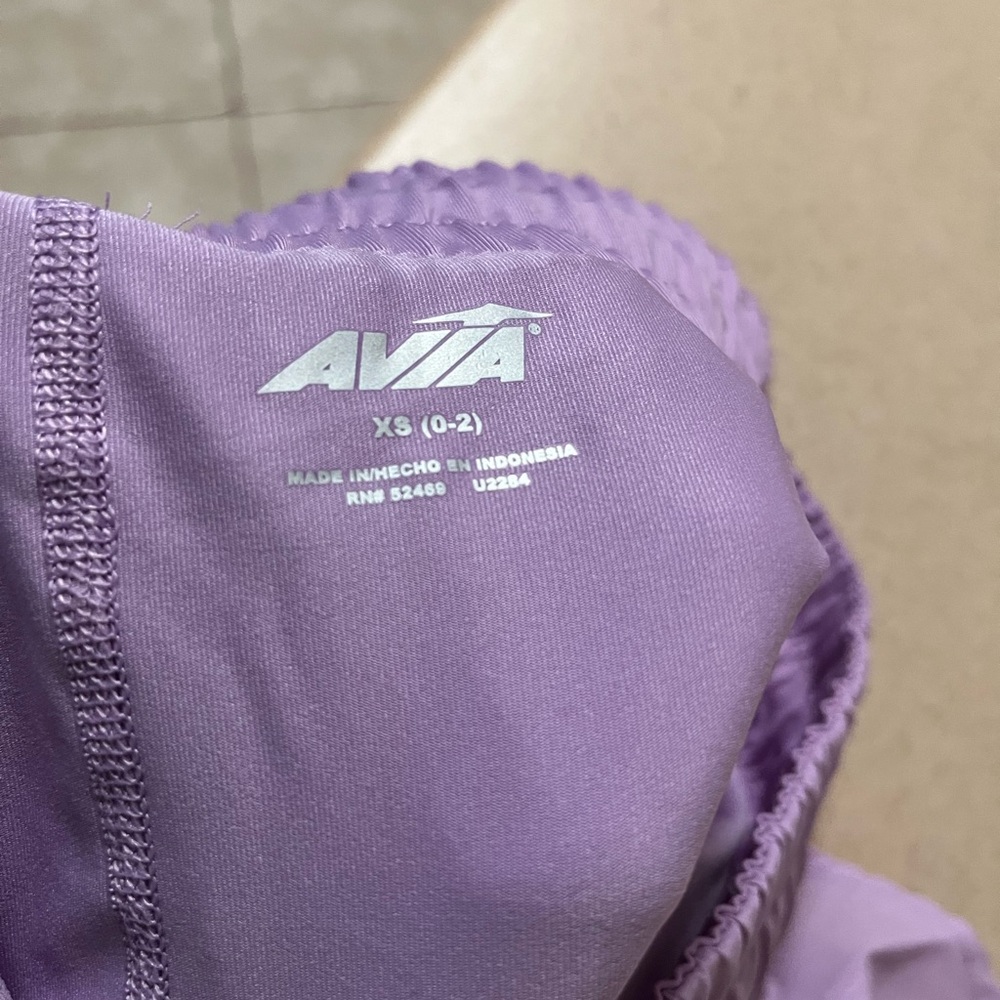 Avia Athletic Bike Liner Shorts - Clover - XS 0 - 2 - Picture 7 of 9